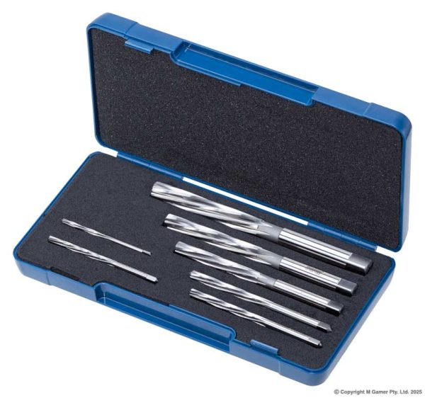 Harlingen H-532-12-1S1 HSS Hand Reamer Set - 3-12mm