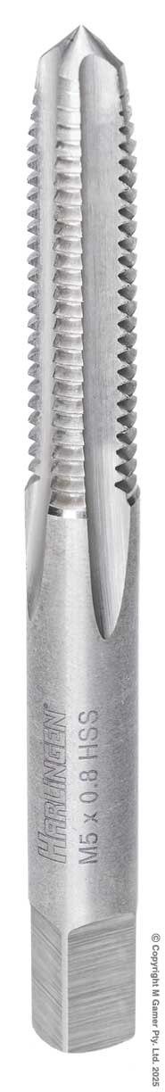 Harlingen H-541-76-P013 M5 x 0.8mm Intermediate HSS ISO Hand Tap