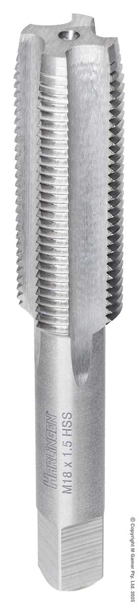 Harlingen H-541-76-P048 M18 x 1.5mm Intermediate HSS ISO Hand Tap