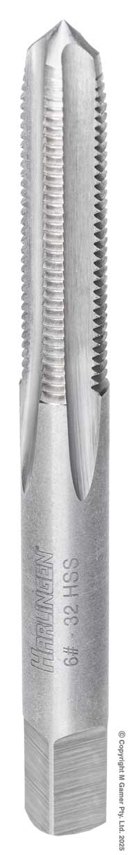 Harlingen H-541-76-P213 6# x 32 TPI Intermediate HSS ISO Hand Tap