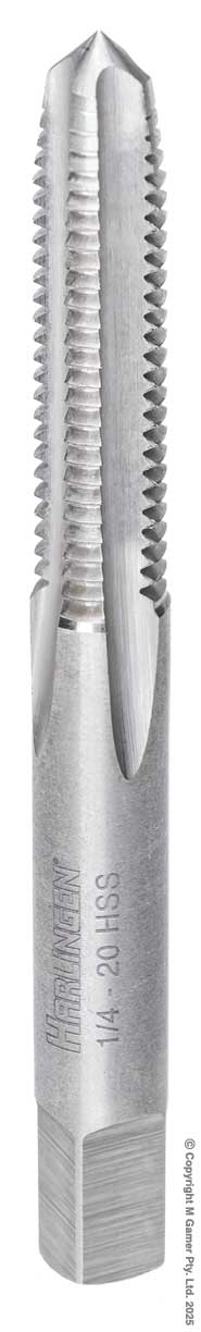 Harlingen H-541-76-P221 1/4" x 20 UNC Intermediate HSS ISO Hand Tap