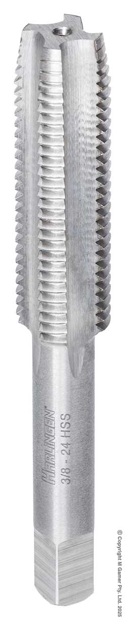 Harlingen H-541-76-P226 3/8" x 24 UNF Intermediate HSS ISO Hand Tap