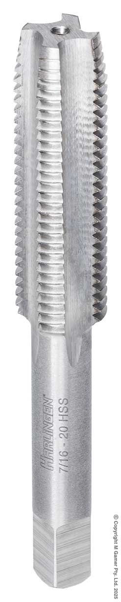 Harlingen H-541-76-P228 7/16" x 20 UNF Intermediate HSS ISO Hand Tap