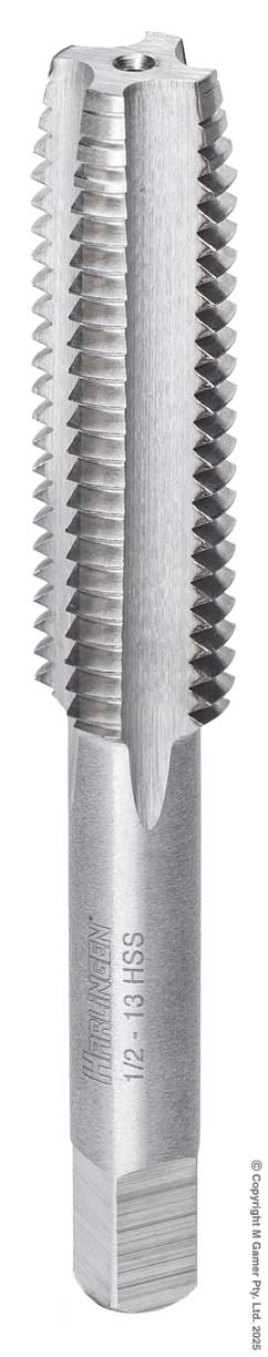 Harlingen H-541-76-P229 1/2" x 13 UNC Intermediate HSS ISO Hand Tap