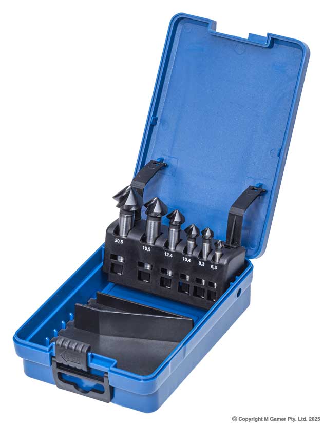Harlingen H-552-14-4S1 90deg TiAlN Coated Cobalt/HSS Helical Flute Countersink Set