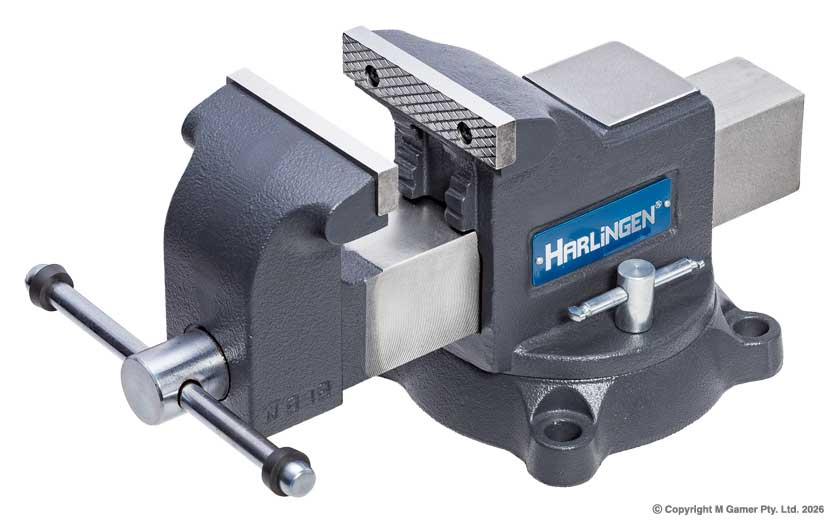 Harlingen H-732-34-201 4"/ 100mm Industrial Workshop Bench Vise