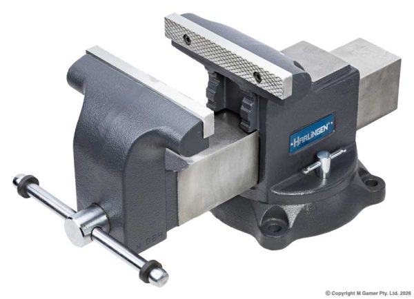 Harlingen H-732-34-204 8"/ 200mm Industrial Workshop Bench Vise