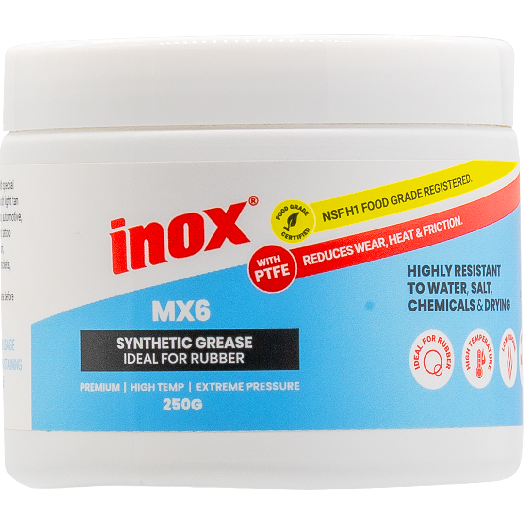 Inox MX6 Food Grade Rubber Grease - 250g Tub