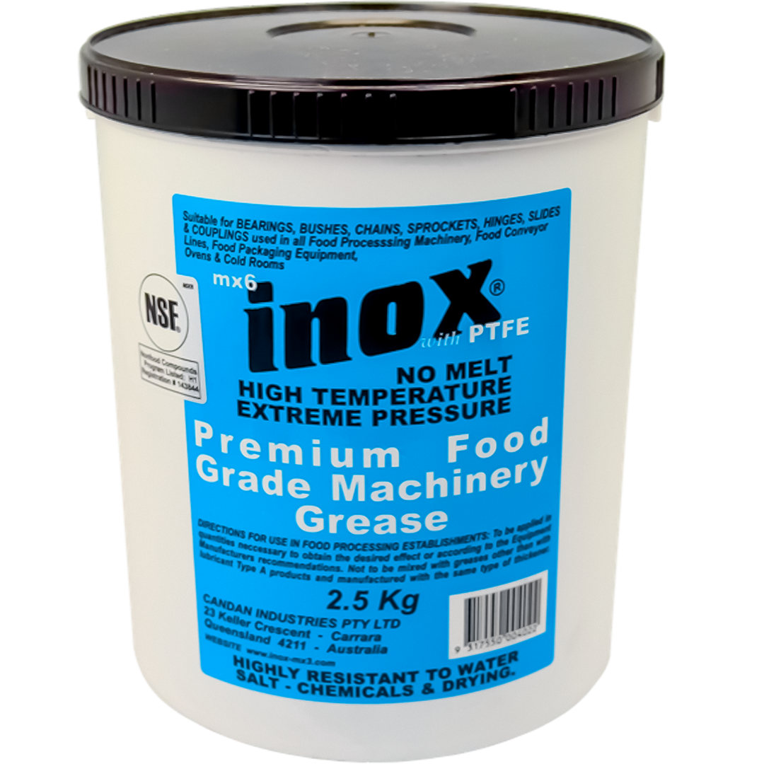 Inox MX6 Food Grade Rubber Grease - 2.5kg Tub
