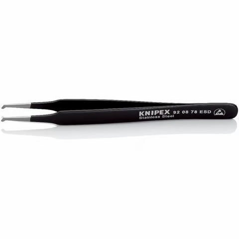 Knipex Prec Tweezer ESD Ang 45 Deg