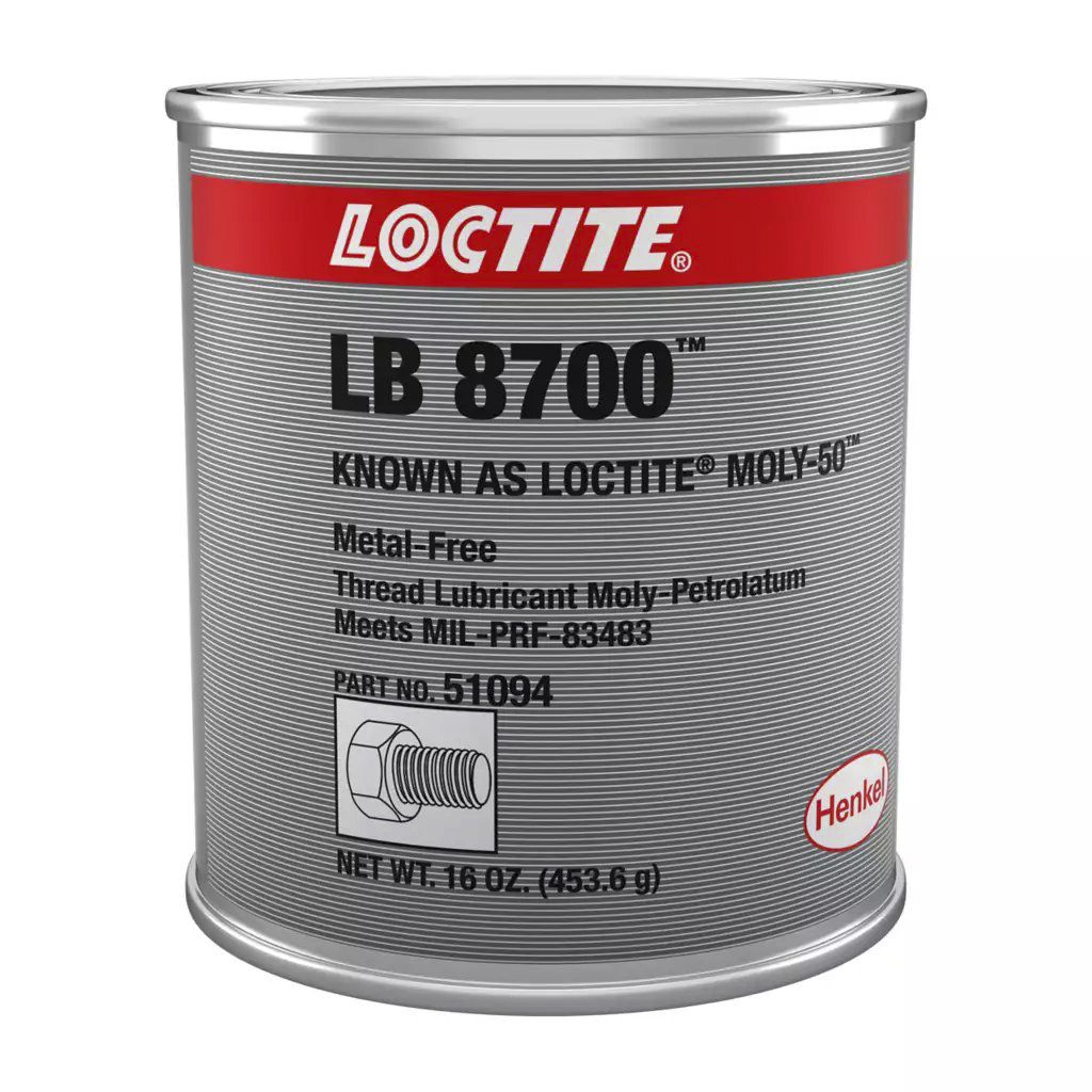Loctite Thread Lubricant Moly-Petrolatum - MIL-spec - Metal Free - 454g Can
