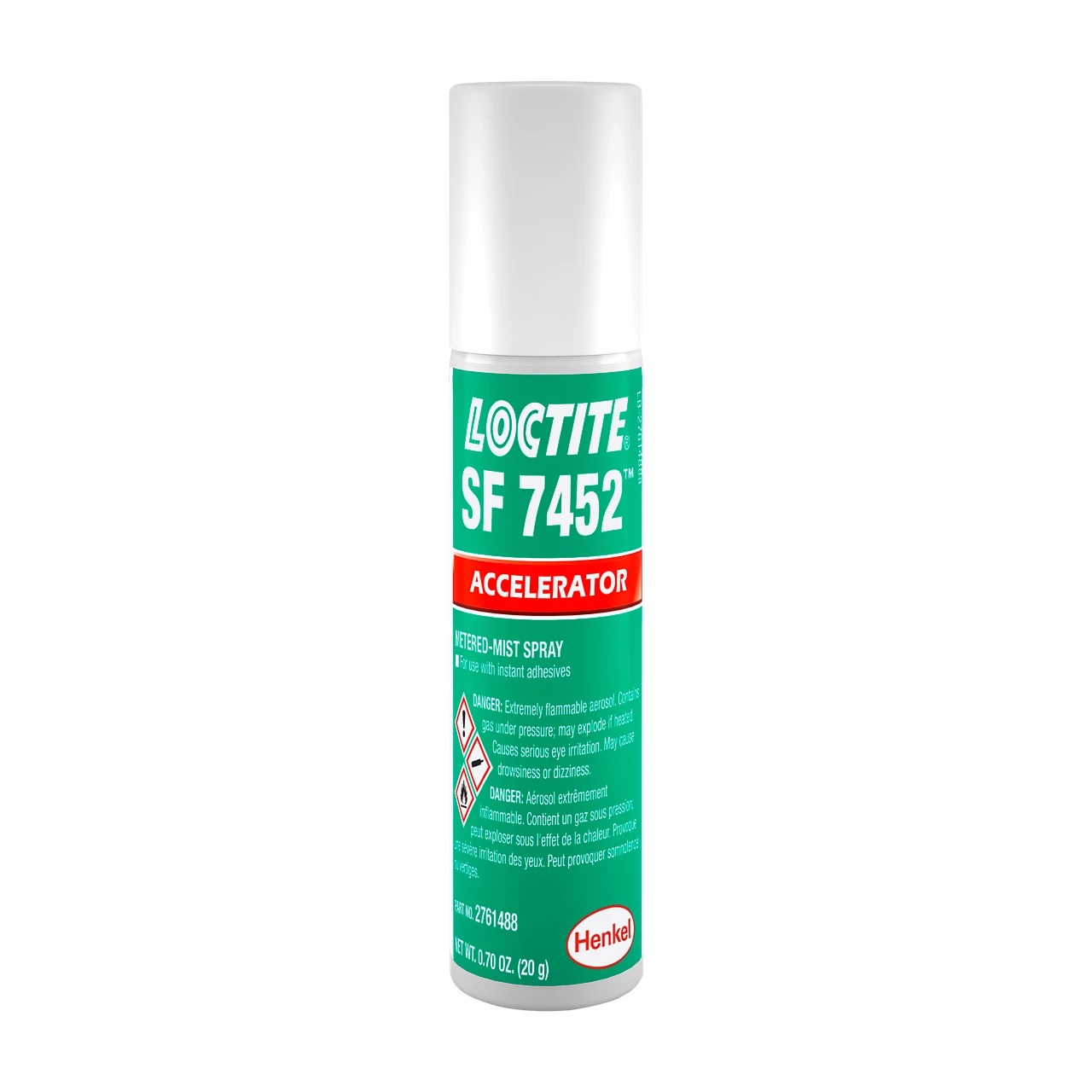 Loctite Activator - Accelerator Clear 0.7 Oz Aerosol
