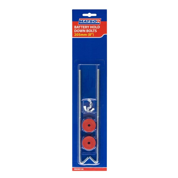 Matson 8 Inch Battery Hold Down Bolts