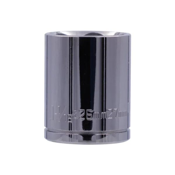Metrinch 1/2IN Drive Socket 26/27MM X 1.1/16IN