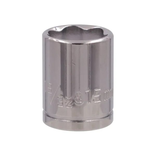 Metrinch 1/4IN Drive Socket 12MM X 15/32IN
