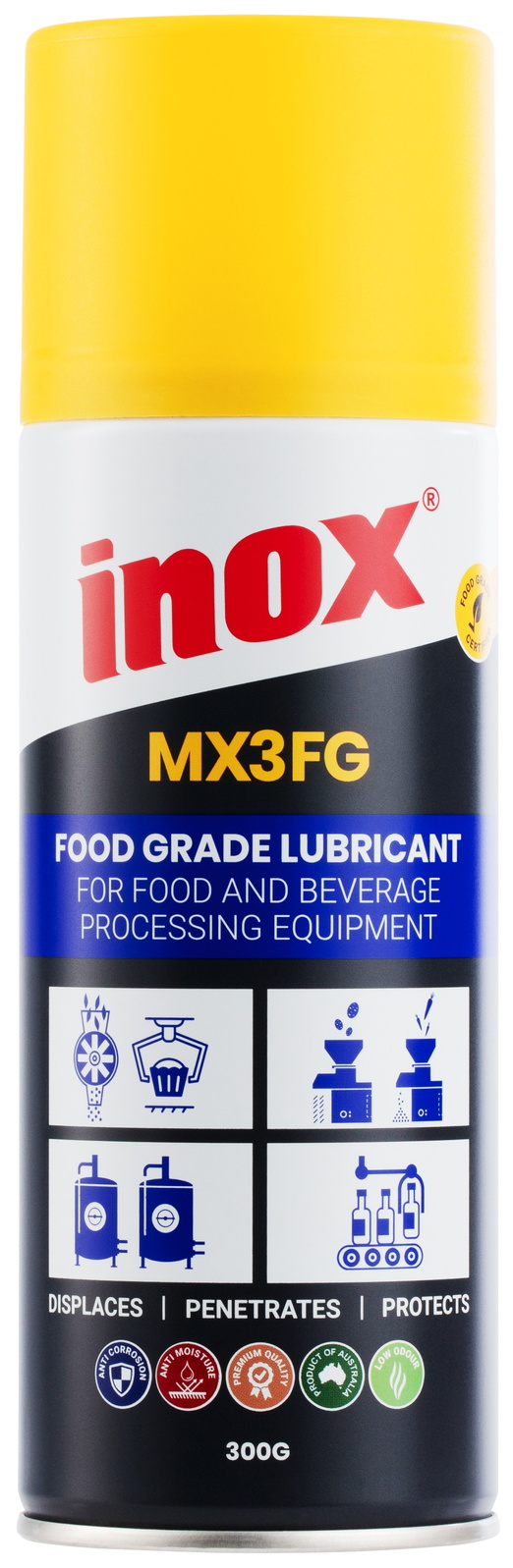 Inox MX3FG Multi Purpose Food Grade Lubricant - 300g Aerosol