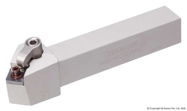 Harlingen MSSNR2020K12 20mm Right Handed Positive Rake SNMG Indexible Tool Holder