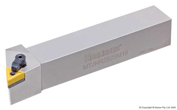 Harlingen MCLNR1616H12 16mm Right Handed Negative Rake CNMG Tool Holder