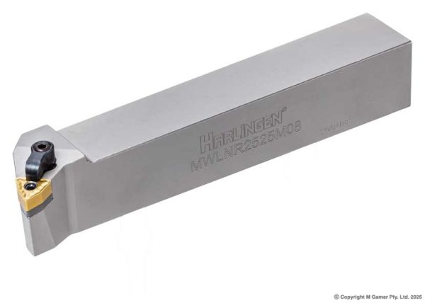 Harlingen H-211-06-003 25mm Right Handed Negative Rake WNMG Tool Holder