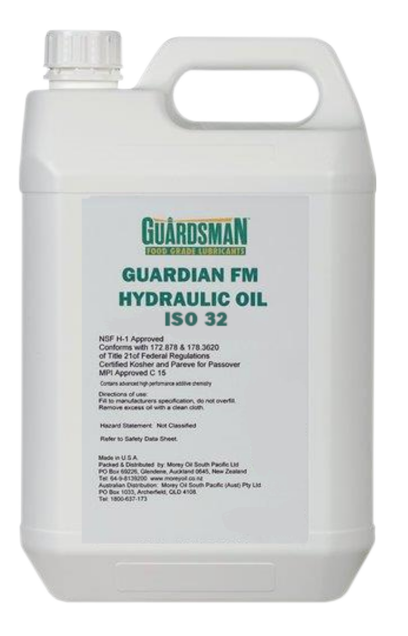 Morey's Guardsman FM Hydraulic / Airline Oil ISO 32 - 5L Bottle
