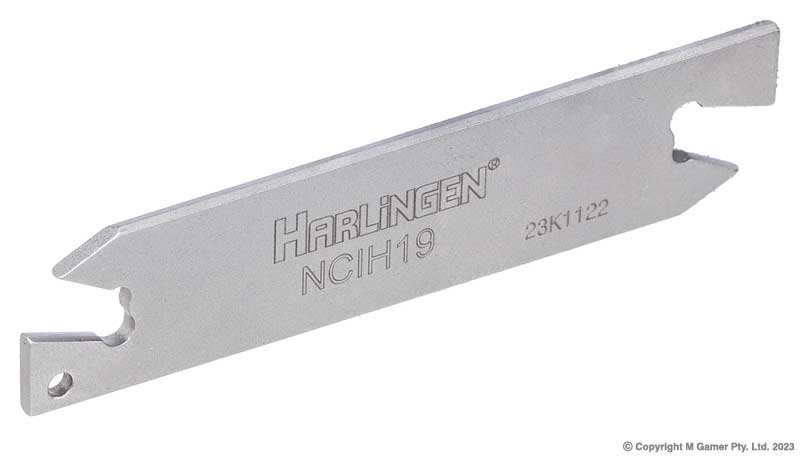 Harlingen NCIH19-3 Nickel Plated Cut Off Blade - NCIH19-3