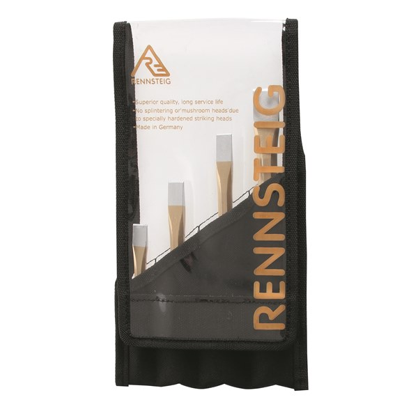 Rennsteig Flat Cold Chisel Set - 4 Piece