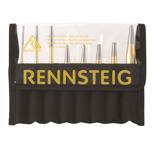Rennsteig Taper, Centre & Parallel Pin Punch Set - 8 Piece