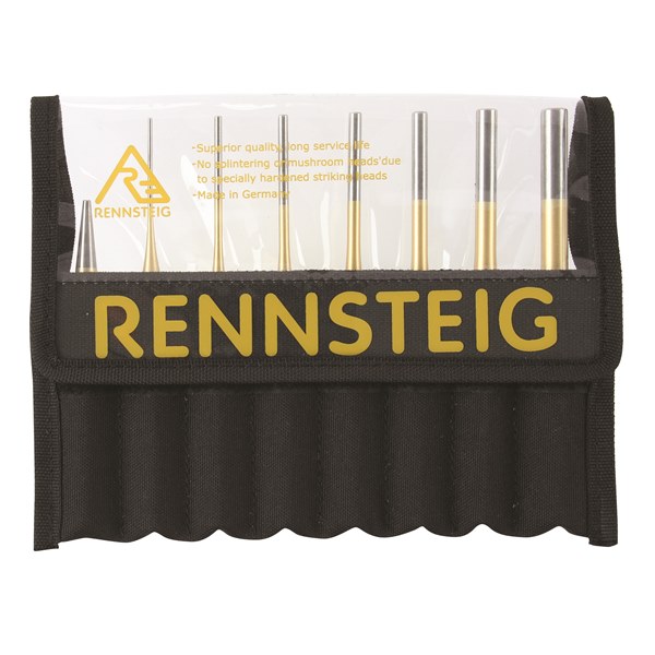Rennsteig Taper & Parallel Pin Punch Set - 8 Piece