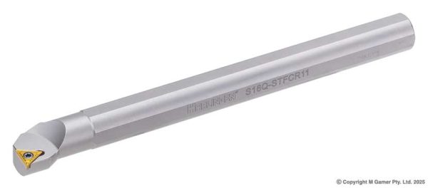 Harlingen S16Q-STFCR11 12mm Right Handed Positive Rake TPMR Boring Bar