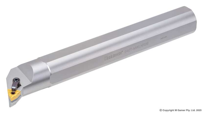 Harlingen S40T-MWLNR08 40mm Right Handed Negative Rake WNMG Boring Bar