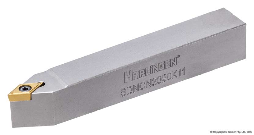 Harlingen SDNCN2020K11 20mm Neutral DCMT Indexible Tool Holder