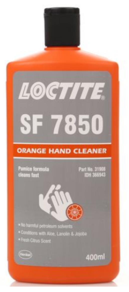 Loctite SF 7850 Hand Cleaner - Orange - 400ml Bottle