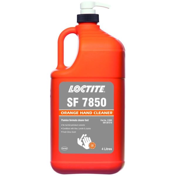 Loctite SF 7850 Hand Cleaner - Orange - 4L Pump Bottle