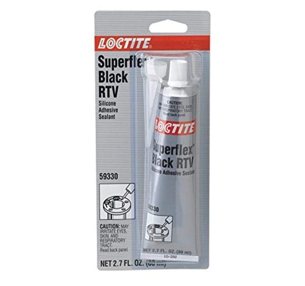 Loctite SI 593 Silicone - Black Superflex RTV - 80ml Tube