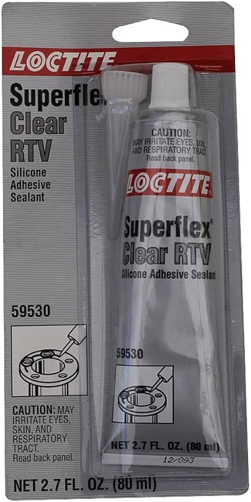 Loctite SI 595 Silicone - Clear Superflex RTV - 80ml Tube