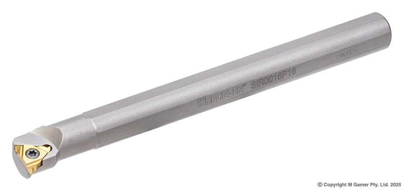 Harlingen SIR0016P16 22NR/L 22NR Indexable Nickel Plated Treading Boring Bar