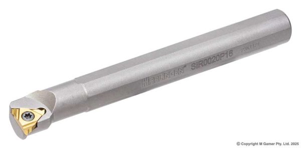 Harlingen SIR0020P16 22NR/L 22NR Indexable Nickel Plated Treading Boring Bar