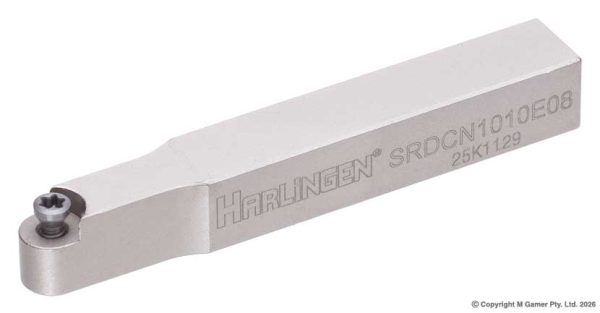 Harlingen SRDCN1010E08 10mm Neutral RCMT Indexible Tool Holder