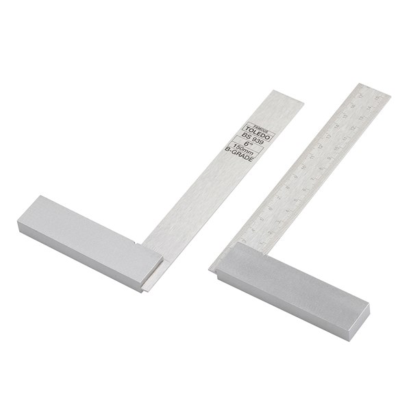 Toledo Engineering Square - Graduated Metric & Imperial 150mm