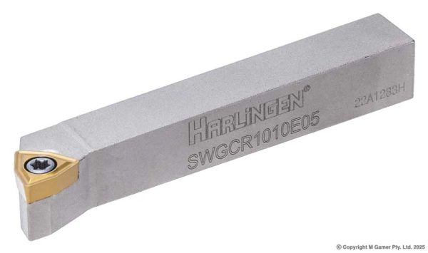 Harlingen SWGCR1010E05 10mm Right Handed WCMT Indexible Tool Holder