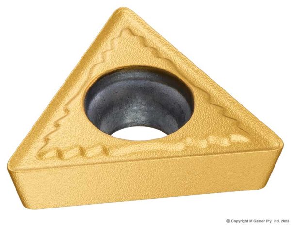 Harlingen TCMT16T308 16mm TCMT TiN Micro - Grain Carbide Semi - Finishing Insert - Pack of 10