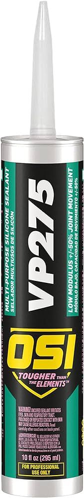 Loctite OSI VP 275 OSI Tough Silicone - Neutral Cure - Clear - 304ml Cartridge