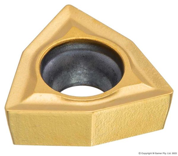 Harlingen WCMT06T304 6mm WCMT TiN Micro - Grain Carbide Semi - Finishing Insert - Pack of 10