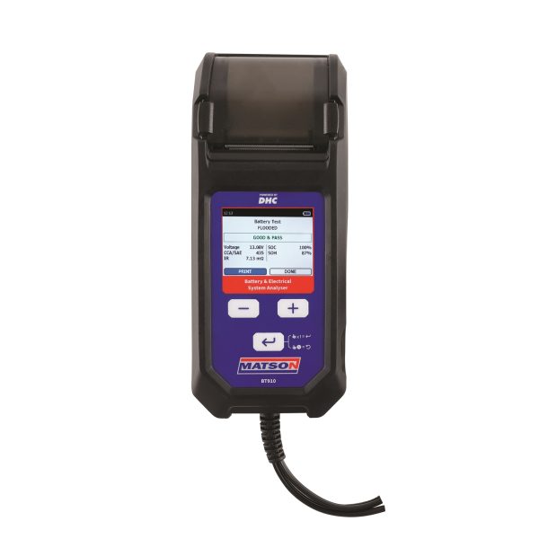 Matson Digital Battery And System Tester With Printer
