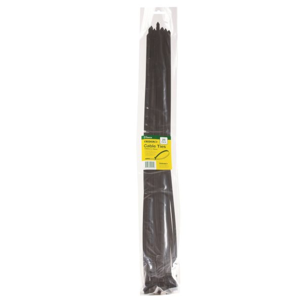 Tridon Cable Tie - Black 750mm long x 9mm wide - Card of 25