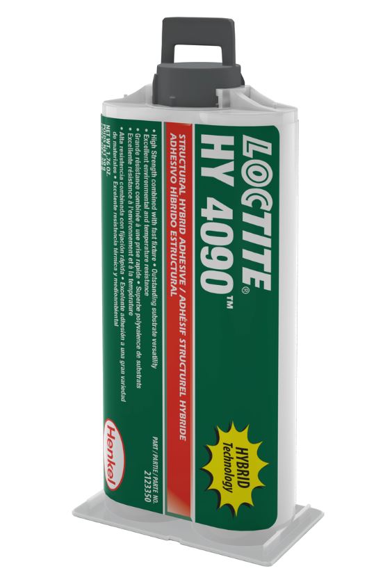 Loctite HY 4090 Structural Bonding Hybrid Adhesive - White - 50g Dual Cartridge