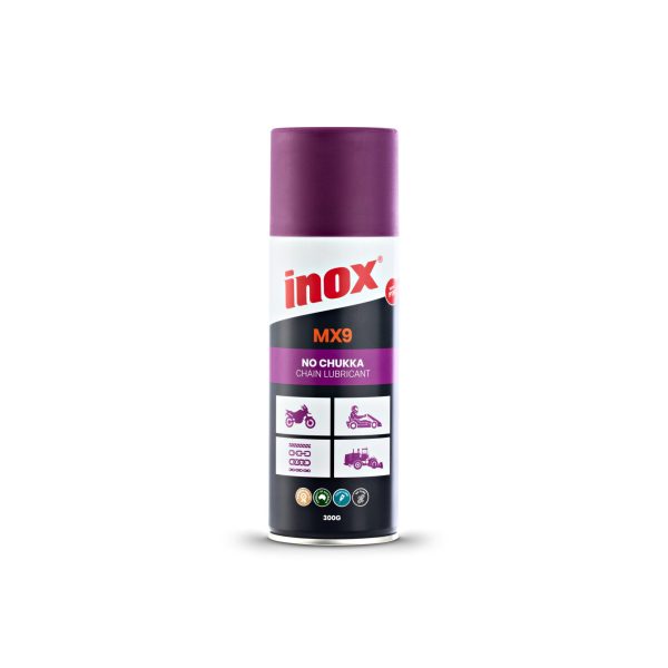 Inox MX9 NO CHUKKA PTFE Chain Lubricant - 300g Aerosol