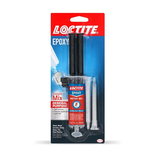 Loctite EA 3801 5 Minute Epoxy Adhesive - Dual Syringe - 29.5ml