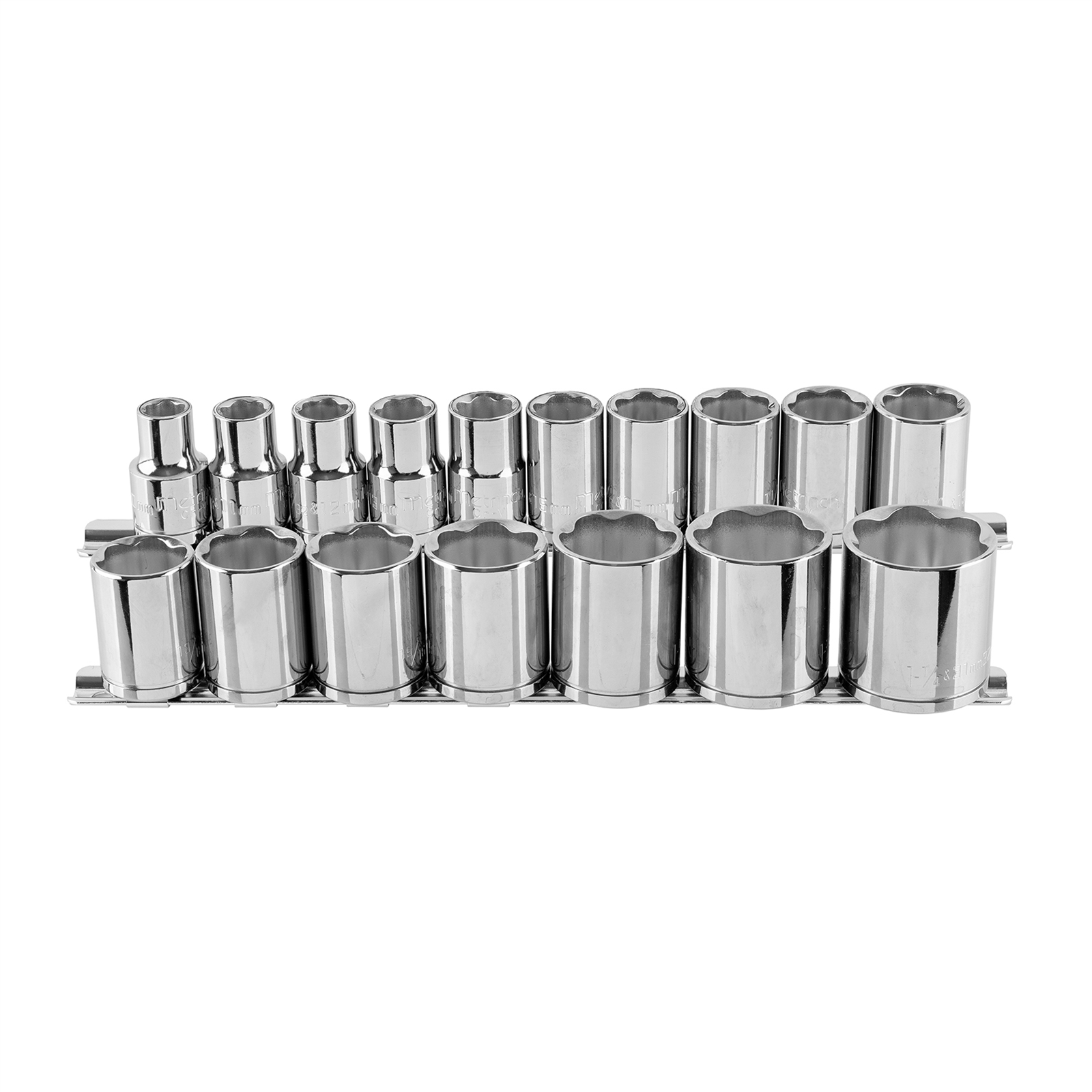 Metrinch Standard Socket Set 1/2" Drive 17 Piece