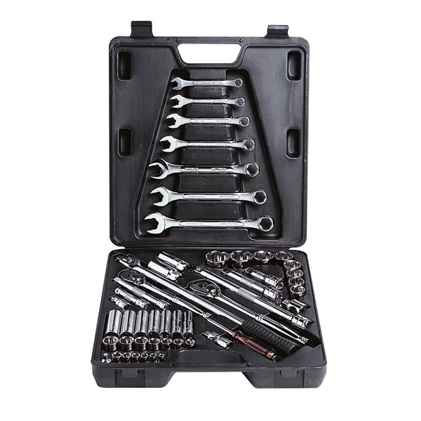 Metrinch Socket & Spanner Set 1/4", 3/8" & 1/2" Drive 50 Piece